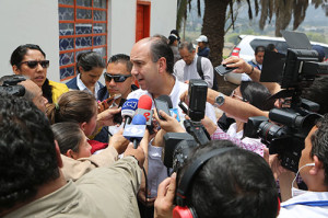 Ministro de Ambiente Gabriel Vallejo
