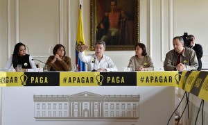 En la Casa de Nariño, el Presidente Juan Manuel Santos sostuvo un encuentro con gremios, directivos de empresas, transportadores, comercializadores y distribuidores del sector eléctrico, para evaluar la situación de energía en el país.