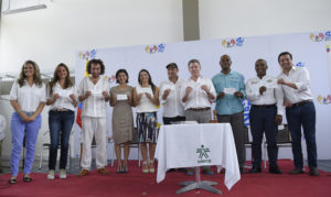 Durante la presentación de la ‘Estampilla de la Paz’ en Quibdó, el Presidente Santos informó que el 80 ciento por ciento de su producido se destinará a llevarle a Bojayá tecnología de última generación.