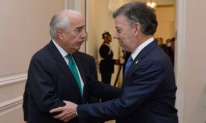 El Presidente Juan Manuel Santos se reunió con el expresidente Andrés Pastrana, en desarrollo del dialogo nacional convocado por el Jefe del Estado.