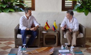 El Presidente Juan Manuel Santos se reunió con el Rey Felipe VI de España, para hablar sobre temas de interés de ambas naciones.