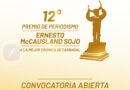 Convocatoria al Premio a la Mejor Crónica del Carnaval, Ernesto McCausland 2025