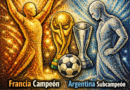 Francia y Argentina ◇ Campeón y Subcampeon ◇ Según las cifras