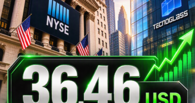 Tecnoglass al alza en la Bolsa de NY