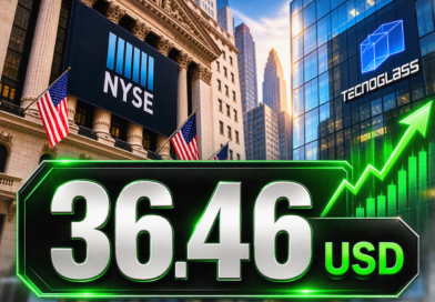 Tecnoglass al alza en la Bolsa de NY